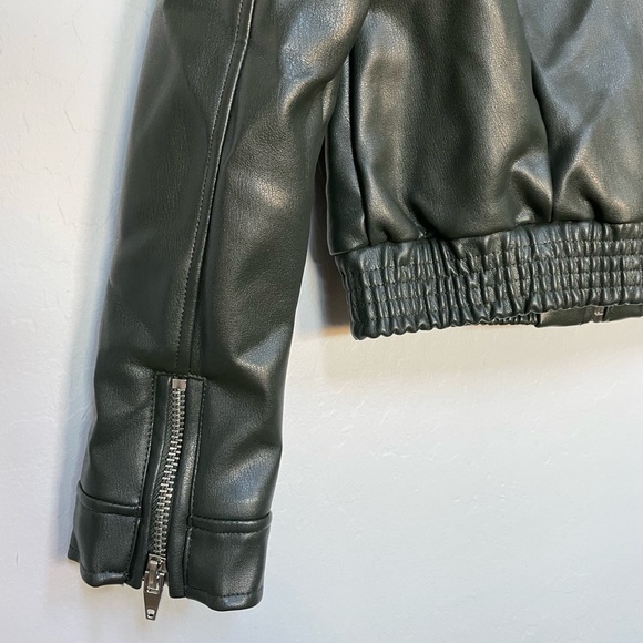 New Silence + Noise faux leather jacket size medium - Picture 9 of 10